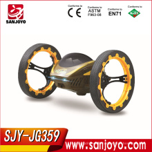 Nuevos juguetes para niños 2.4G control remoto 4CH RC Jumping Sumo Bounce Car - Amarillo SJY-JG359